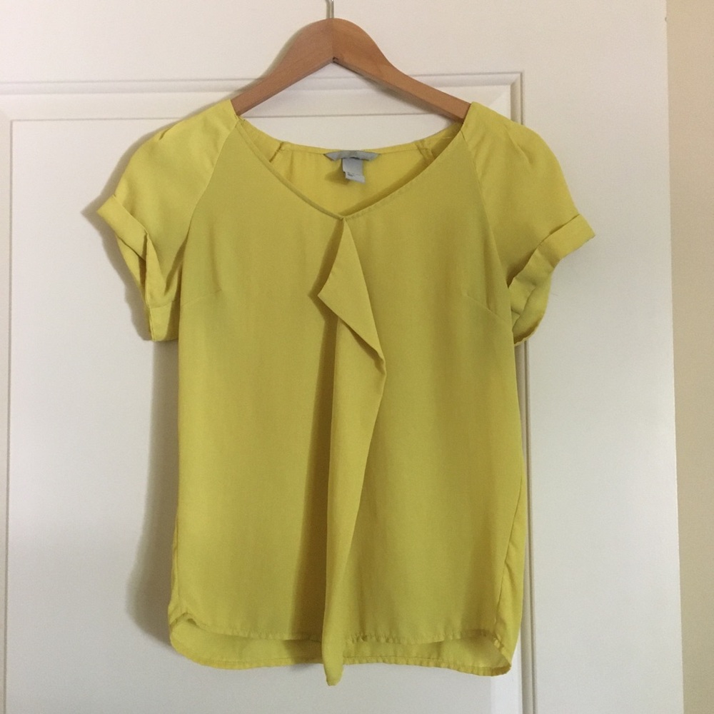 Electric Yellow Blouse | Size 4 | Summer Apparel